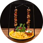 Tapasteller kalt-warm - Plato de tapas frías y calientes – Taberna Rudolstadt